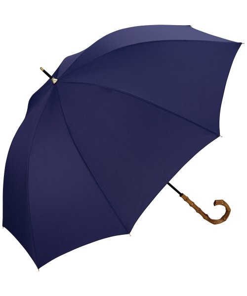 Wpc．(Wpc．)/【Wpc.公式】雨傘 ベーシックバンブーアンブレラ 58cm 晴雨兼用 レディース 長傘  母の日 母の日ギフト プレゼント/ネイビー