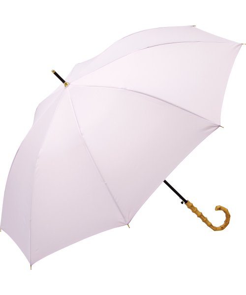 Wpc．(Wpc．)/【Wpc.公式】雨傘 ベーシックバンブージャンプアンブレラ  63cm ジャンプ傘 大きめ 晴雨兼用 レディース 長傘/パープル
