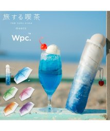 Wpc．/【Wpc.公式】ビニール傘 旅する喫茶×Wpc. クリームソーダアンブレラ ミニ  50cm レディース 折りたたみ傘/505134716