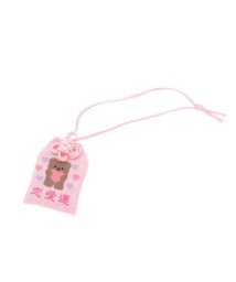 PINK-latte(ピンク　ラテ)/お守り型チャーム/恋愛運/ベビーピンク（071）