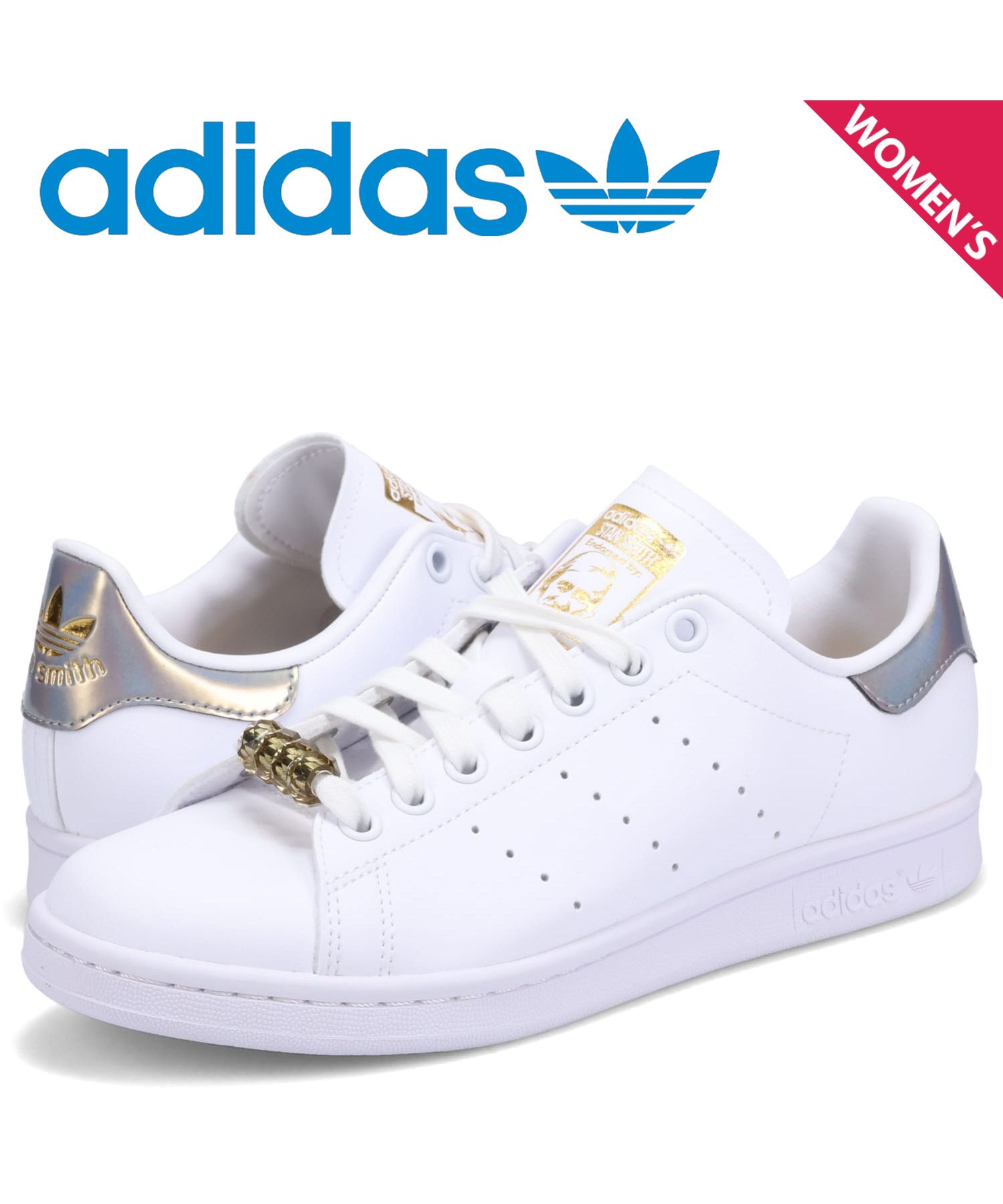 アディダス オリジナルス adidas Originals スタンスミス スニーカー レディース STAN SMITH W ホワイト 白 GY9573