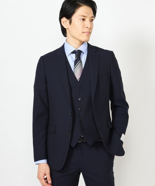 NARROW シャドーチェックスーツ/別売りベストあり/2ピースビジネス 