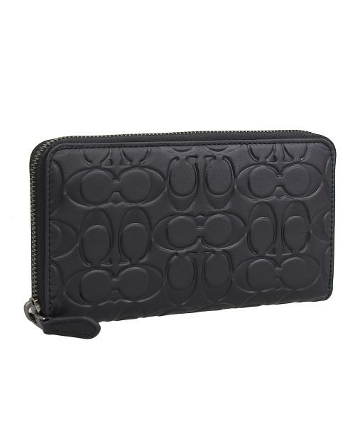 COACH(コーチ)/Coach コーチ ACCORDION ZIP WALLET 長財布/ブラック