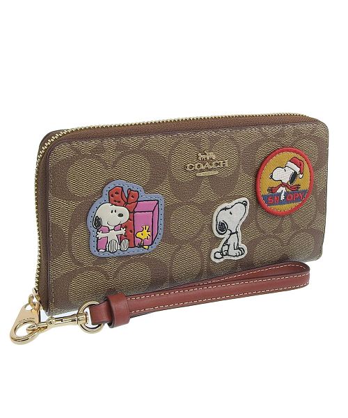 COACH　コーチ　長財布スヌーピー ピーナツコラボ