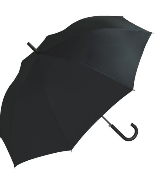 Wpc．(Wpc．)/【Wpc.公式】雨傘 UNISEX ベーシックジャンプアンブレラ 大きめ 大きい ジャンプ傘 継続撥水 晴雨兼用 メンズ レディース 長傘 父の日 ギフト/ブラック