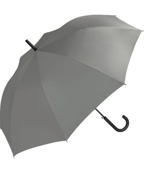 Wpc．(Wpc．)/【Wpc.公式】雨傘 UNISEX ベーシックジャンプアンブレラ 大きめ 大きい ジャンプ傘 継続撥水 晴雨兼用 メンズ レディース 長傘 父の日 ギフト/グレー