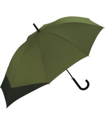 Wpc．(Wpc．)/【Wpc.公式】雨傘 UNISEX バックプロテクトアンブレラ 大きい 大きめ 鞄濡れない 晴雨兼用 ジャンプ傘 メンズ レディース 長傘 父の日 ギフト/カーキ×ブラック