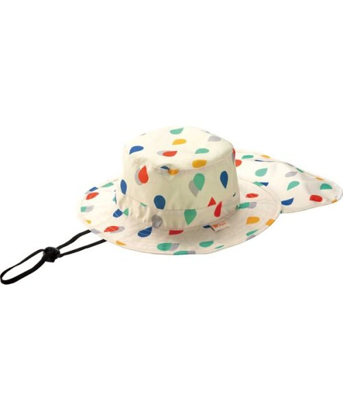 Wpc．(Wpc．)/【Wpc.公式】Wpc.KIDS HAT キッズ 帽子 子供用 UVカット 撥水 防水 通年 子ども 女の子 男の子/ドロップオフホワイト