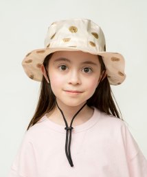 Wpc．(Wpc．)/【Wpc.公式】Wpc.KIDS HAT キッズ 帽子 子供用 UVカット 撥水 防水 通年 子ども 女の子 男の子/ビスケットドット　オフホワイト