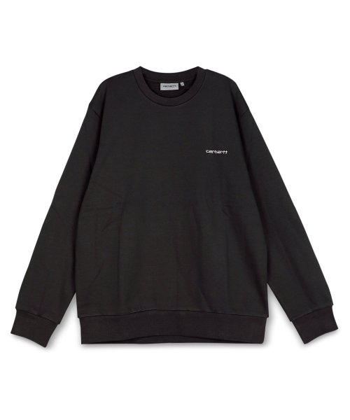 カーハート carhartt トレーナー スウェット プルオーバー クルーネック メンズ SCRIPT EMBROIDERY SWEATSHIRT ブラック グ トップス スウェット・ジャージ N1295192485(9867円)