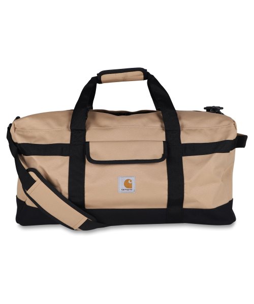 Carhartt(カーハート)/カーハート carhartt ダッフルバッグ メンズ レディース ショルダー付き 撥水 JAKE DUFFLE BAG ブラック ブラウン オリーブ 黒 I03/ブラウン