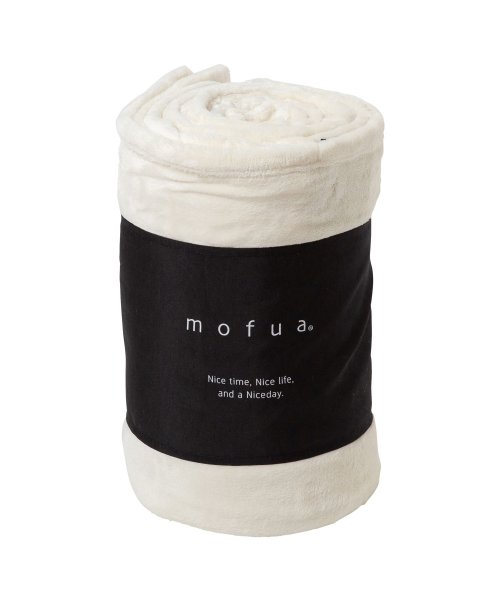 mofua(モフア)/mofua モフア 毛布 ブランケット ダブルサイズ 超極細繊維 プレミアム マイクロファイバー BLANKET 500003/アイボリー