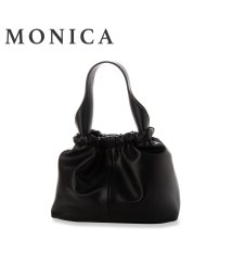 MONICA/モニカ MONICA ハンドバッグ ショルダーバッグ ギャザーミニ レディース 肩がけ 小さめ 軽量 SHOULDER BAG ブラック 黒 MONI－1038/505138540