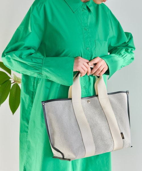 【Breath TOPKAPI】ブレス トプカピ TRIM トリム シャンブレーキャンバス A4 トートバッグ TRIM トリム