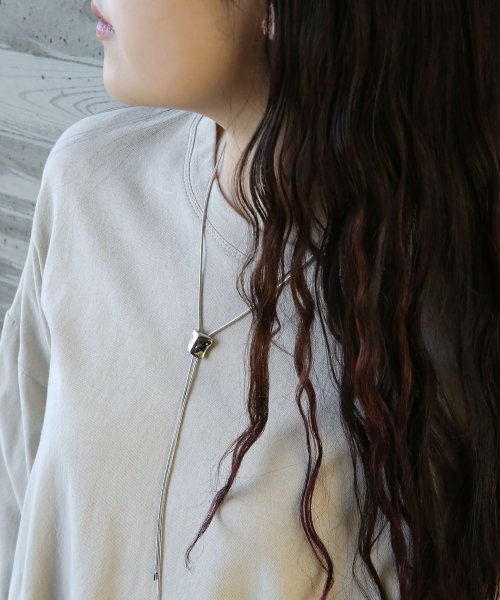 ループロングネックレス(505141555) コレカラ(colleca la) MAGASEEK ループロングネックレス