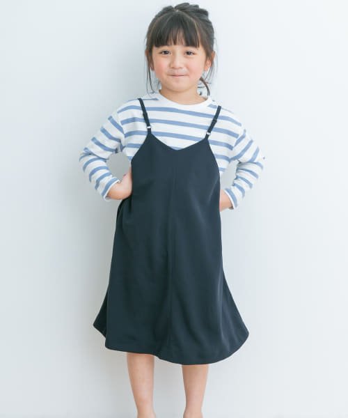 URBAN RESEARCH DOORS（Kids）(アーバンリサーチドアーズ（キッズ）)/『親子リンク』ボーダーワイドプルオーバー(KIDS)/BLUE