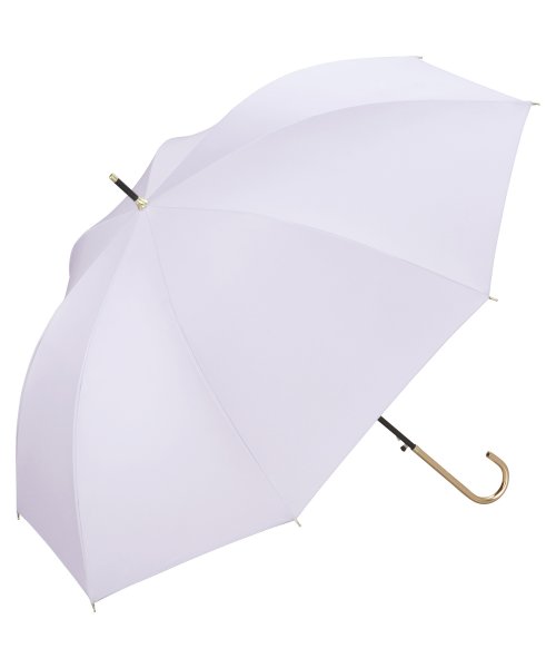 Wpc．(Wpc．)/【Wpc.公式】日傘 WIND－RESISTANT LARGE PARASOL 60cm 完全遮光 遮熱 晴雨兼用 ジャンプ傘 大きめ 晴雨兼用日傘 長傘/ラベンダー
