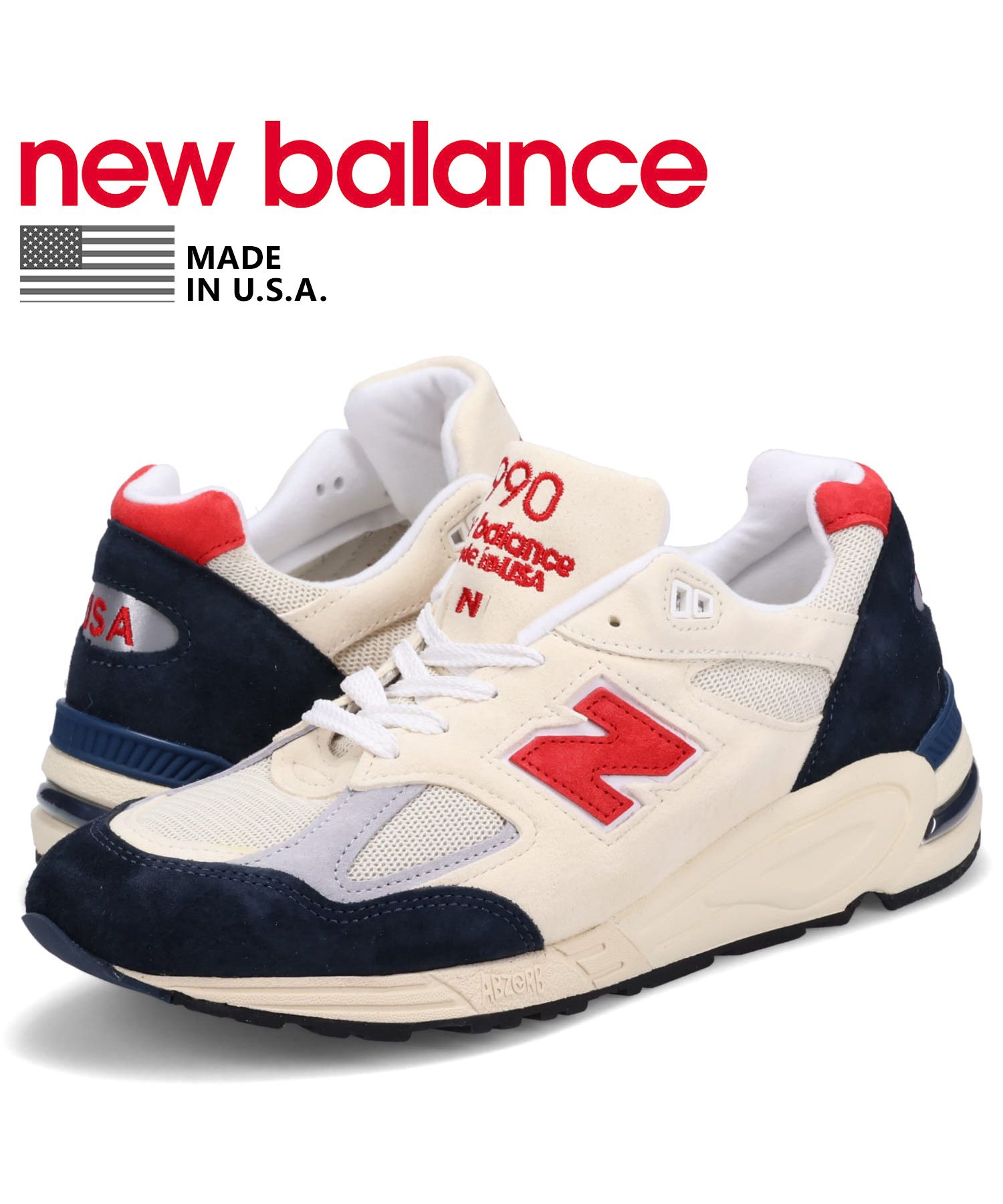 セール】ニューバランス new balance 990 スニーカー メンズ Dワイズ