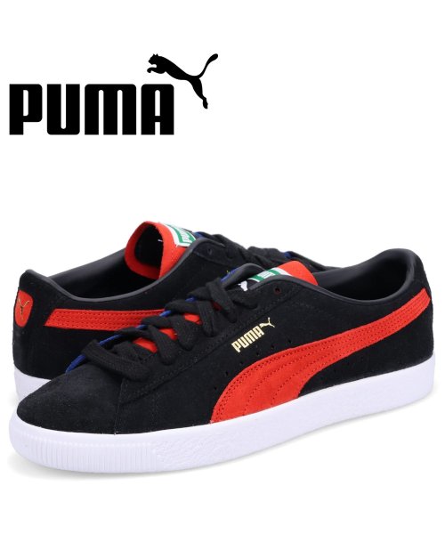 PUMA(プーマ)/PUMA プーマ スウェード ヴィンテージ チームス スニーカー メンズ スエード SUEDE VINTAGE TEAMS ブラック 黒 386581/その他