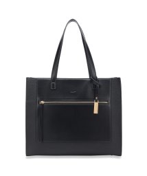 Ungrid/アングリッド Ungrid バッグ トートバッグ 配色スクエア ラージ レディース 大きめ ファスナー付き A4対応 TOTE BAG ブラック アイボリー カ/505138709