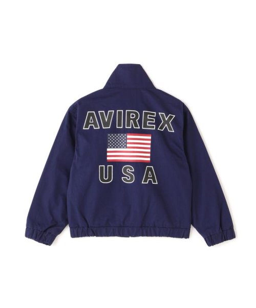 AVIREX(AVIREX)/《KIDS》DRIZZLER JACKET U.S.FLAG/ドリズラー ジャケット USフラッグ/ネイビー