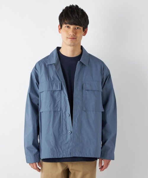 SHIPS any MEN(シップス　エニィ　メン)/【SHIPS any 別注】HINSON: BDU シャツジャケット◇/ブルー