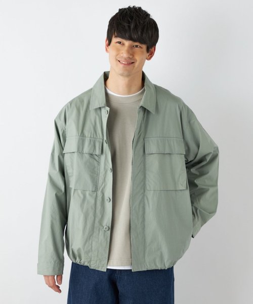 SHIPS any MEN(シップス　エニィ　メン)/【SHIPS any 別注】HINSON: BDU シャツジャケット◇/ライトグレー