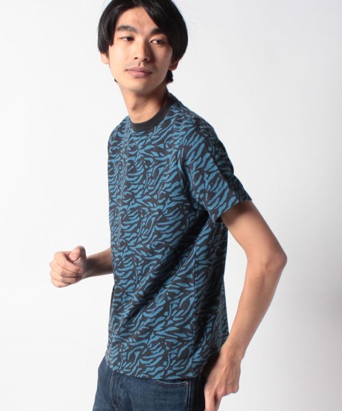LEVI’S OUTLET(リーバイスアウトレット)/1960'S JACQUARD TEE ABSTRACT BLACK AND B/ブルー系