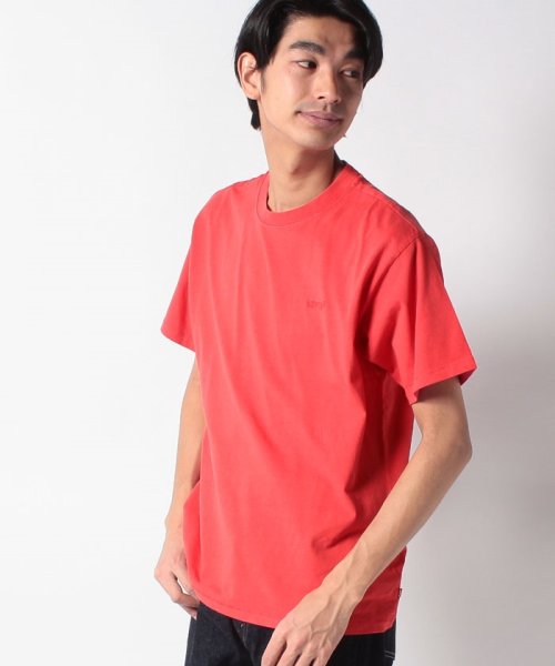 LEVI’S OUTLET(リーバイスアウトレット)/RED TAB VINTAGE TEE TOMATO GARMENT DYE 2/レッド