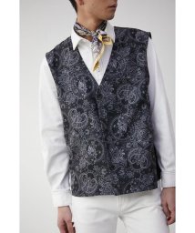 AZUL by moussy(アズールバイマウジー)/PAISLEY PATTERN VEST/柄NVY5
