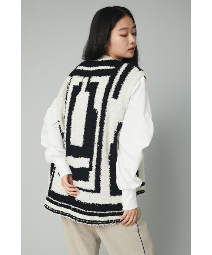 セール】Knit vest(505144746) | ヘリンドットサイ(HeRIN.CYE) - MAGASEEK