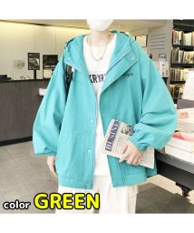 MOWMOW FASHION(マウマウ ファッション)/メンズファッション 韓国風 ジャケット ツーリング アウター あたたかい 大学生 秋冬 通学 通勤 ストリート かっこいい かわいい/グリーン