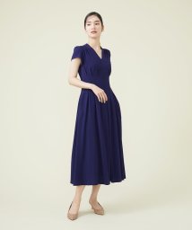 Sybilla(シビラ)/タッキングデザインドレス/ネイビー