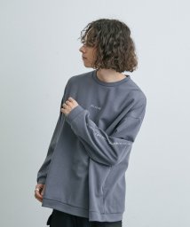 JUNRed(ジュンレッド)/2ポイントロングスリーブワイドPO/グレー系（09）