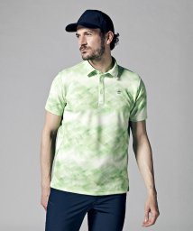 Munsingwear(マンシングウェア)/SUNSCREENグラデーションプリント半袖シャツ(UV CUT(UPF15)/吸汗速乾/遮熱/クーリング(効果)【アウトレット/グリーン