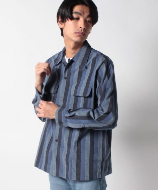 LEVI’S OUTLET/LVC SPORTSWEAR SHIRT TONAL BLUES PATTERN/505129401