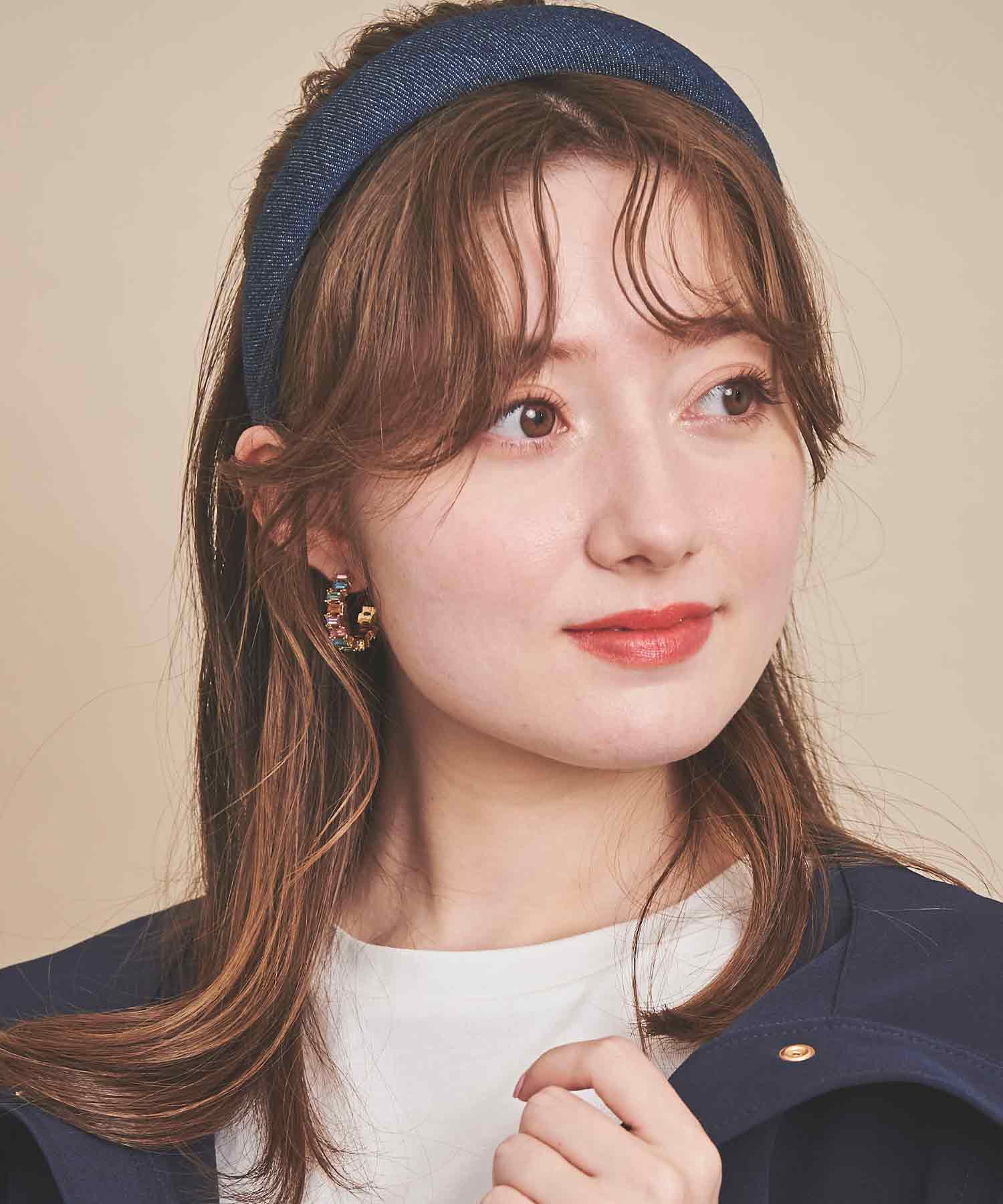 ランバンオンブルー カーディガン フェラガモ カチューシャ同色 を一緒