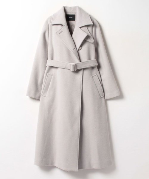 スプリットラグランロングコート ライトベージュ/サンドベージュ ネイビー/ダークネイビー キャメル/ライトブラウンの色味の違いに関しまして 生産時期が異なり釦が若干異なるためカラー表記を変更しておりますが 生地の色味は同一になります