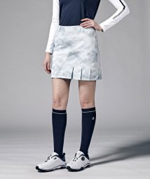Munsingwear(マンシングウェア)/はっ水グラデーションプリントスカート（41cm丈）(はっ水)【アウトレット】/グレー