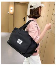 SEU(エスイイユウ)/キャリーオンバッグ トラベルバッグ トートバッグ 肩掛け バッグ スポーツジムバッグ 韓国ファッション/ブラック