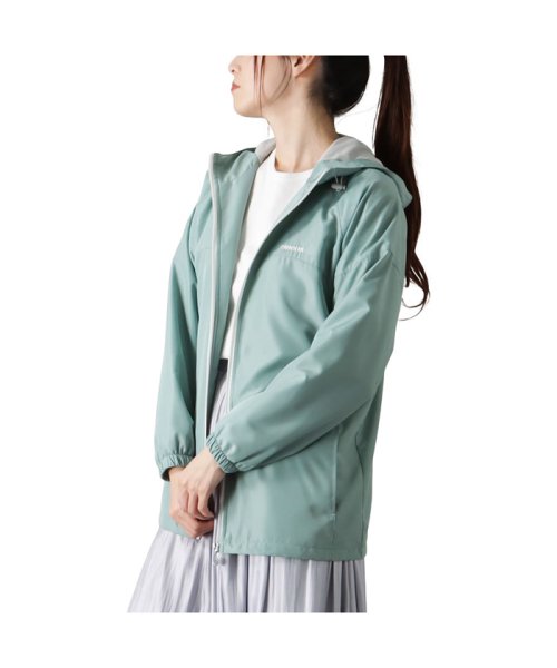 MAC HOUSE(women)(マックハウス（レディース）)/DISCUS SPORTEC ディスカス スポテック 裏メッシュジップアップパーカー 3186－8320/ミント