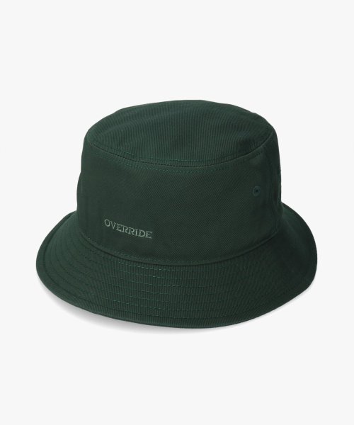 OVERRIDE(OVERRIDE)/OVERRIDE  OGC TWILL BUCKET HAT SG/グリーン