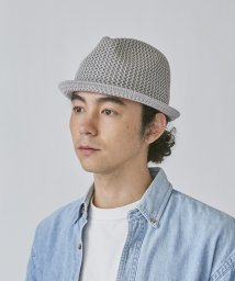 OVERRIDE(OVERRIDE)/OVERRIDE  OGC MESH KNIT FEDORA/グレー