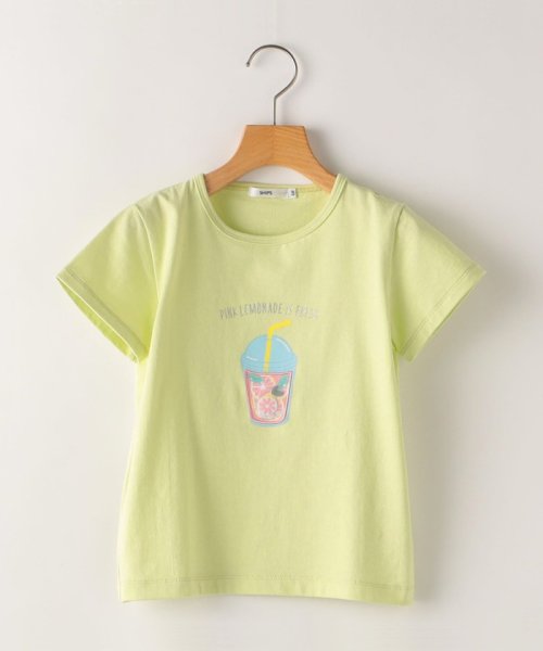 SHIPS KIDS(シップスキッズ)/SHIPS KIDS:80～90cm / ドリンク モチーフ 半袖 TEE/ミント