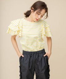 KUMIKYOKU(組曲)/【組曲×setsuko sagittaire】joyバスク Tシャツ/イエロー系1