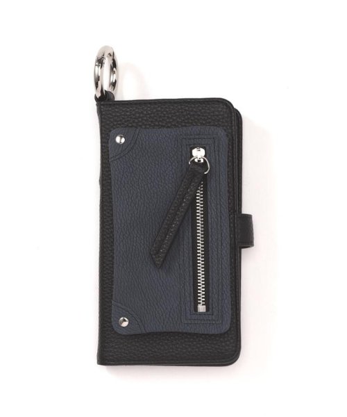 RoyalFlash(ロイヤルフラッシュ)/A SCENE/エーシーン/BC Flip pocket case iPhone14/ネイビー