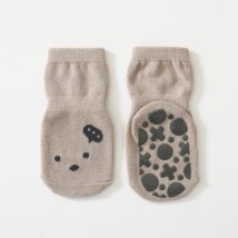 BACKYARD FAMILY(バックヤードファミリー)/キッズ ソックス sesocks03/ベージュ