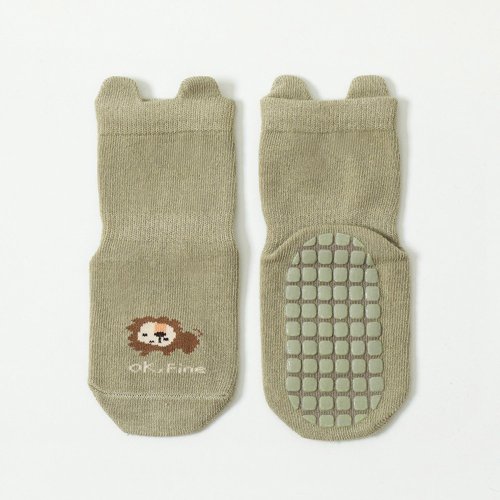 BACKYARD FAMILY(バックヤードファミリー)/キッズ ソックス 滑り止め sesocks22/グリーン