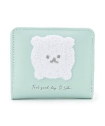 PINK-latte(ピンク　ラテ)/もこもこ犬モチーフミニ財布/ライトグリーン（021）