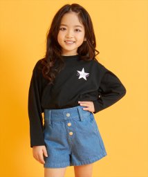 ANAP KIDS(アナップキッズ)/抗菌防臭ビッグロンT/ブラック